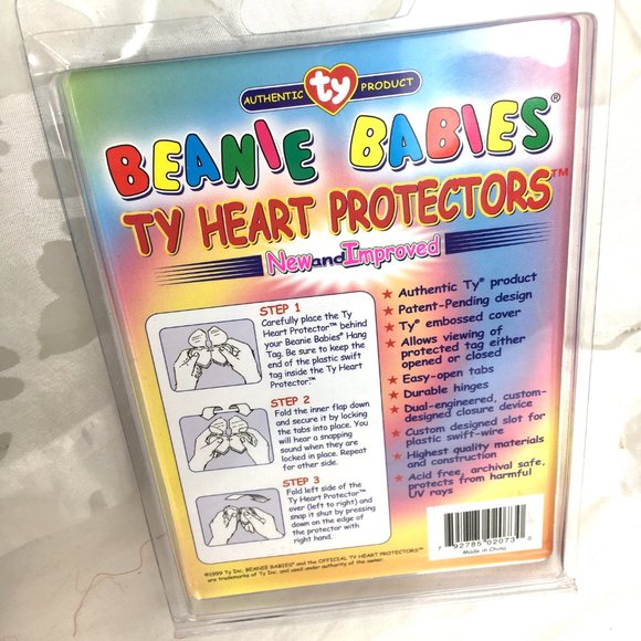 Beanie Babies Official Ty Heart Protectors NWT - Picture 3 of 6
